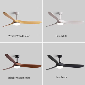 Bán buôn tích hợp ABS quạt trần với ánh sáng DC và AC động cơ điều khiển từ xa nhựa cơ thể đèn cho nhà hoặc văn phòng sử dụng - Product Image 5