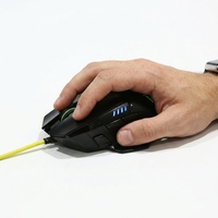 Souris de jeu filaire USB pour ordinateur 800-7200 DPI, pour droitiers, 8 touches, LED RVB, ergonomique, programmable, pour joueurs