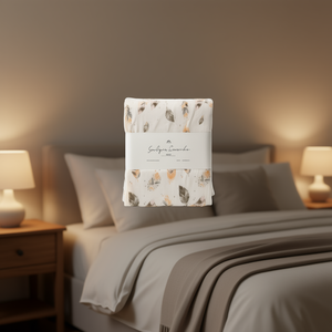 Swayzee Linens - Manta Ligera de Plumas, Tamaño Matrimonial, Diseño de Hojas Secas, Ropa de Cama para Todas las Estaciones - Product Image 2