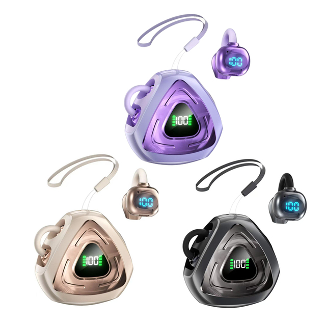NEEXXT J82 Wireless Earbuds with Digital Display ENC Noise Cancellation IPX4 Waterproof Low Latency for Sports Running & Gaming