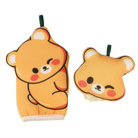 Bébé dessin animé boule de bain éponge pour enfants enfants tout-petits nouveau-nés adultes nettoyage serviette brosse doux bain douche éponge
