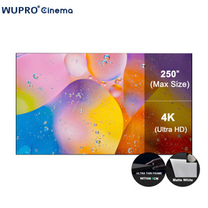 Pantalla de Proyección de Pared 2024, 70-250 Pulgadas /OEM, Blanca Mate, 100% Ganancia, 4K UHD, 16:9, con 3 Años de Garantía, Gallery-Soft Mat - Product Image 1