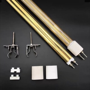 Élément chauffant infrarouge à <span class=keywords><strong>réflecteur</strong></span> doré, lampe chauffante <span class=keywords><strong>électrique</strong></span> infrarouge en quartz <span class=keywords><strong>pour</strong></span> thermoformage/formage sous vide des plastiques - Product Image 4