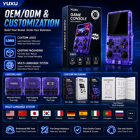 Console de jeu portable rétro YUXU R36S, écran IPS HD de 3,5 pouces, batterie 3500 mAh, Android, avec plus de 15 000 jeux, sans écran tactile, vente en gros OEM
