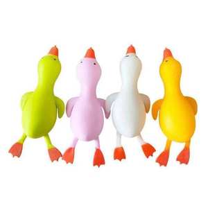 Canard Squishy en Caoutchouc TPR Extensible avec Remplissage de Sable à Mémoire de Forme, Jouet Anti-Stress et de Décompression - Product Image 5
