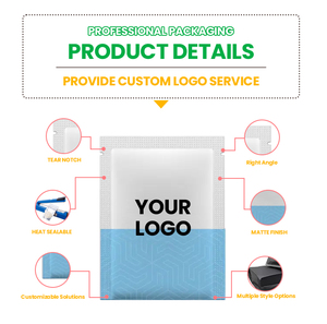 Sacs d'emballage personnalisables multicouches en Mylar scellé, à fermeture éclair, à trois soudures latérales, pour snacks, impression hélio, qualité alimentaire, écologiques - Product Image 2