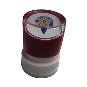 <span class=keywords><strong>Tampon</strong></span> auto-<span class=keywords><strong>encreur</strong></span> Flash rond 32mm plastique ABS japon <span class=keywords><strong>tampon</strong></span> en <span class=keywords><strong>mousse</strong></span> bleu + encre rouge Logo personnalisable WES utilisation au bureau - Product Image 6