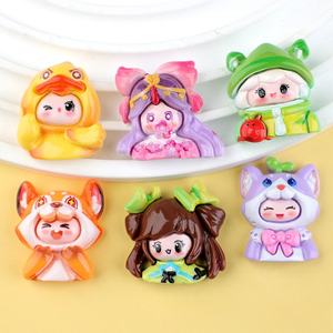 Casing telepon kustom Resin figur tarik kartun mode penjepit rambut anting jam tangan cangkir tambalan Resin perhiasan Kerajinan Dekorasi - Product Image 3