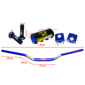<span class=keywords><strong>Kit</strong></span> de protection de poignée en caoutchouc pour guidon de moto en alliage d'aluminium CNC, protection de poitrine pour modification de moto tout-terrain Protaper - Product Image 5