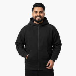 Sweat à capuche zippé en polaire épaisse et super douce de 500g pour homme, collection 2026 – Chaud et de haute qualité - Product Image 1