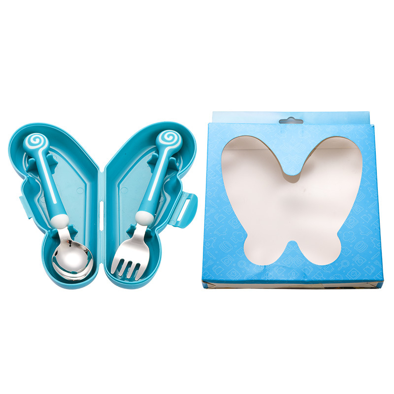 Blue lollipop set-butterfly box