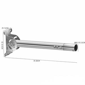 Thép không gỉ starlink Gen <span class=keywords><strong>3</strong></span> ngoài trời Bracket Adapter cho đường ống - Product Image 5