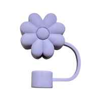 Housses et couvercles en paille en silicone pour tasses Stanley 30/40Oz, anti-poussière, durables, réutilisables, design de fleurs élégant