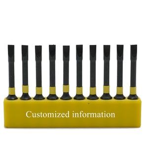 10 cái S2 thép 50 mét 1/<span class=keywords><strong>4</strong></span> "mạnh mẽ từ tính chính xác Vít Bit thiết lập với tốt Vít Bit tổ chức, trộn với KHÁC NHAU bit đầu - Product Image 2