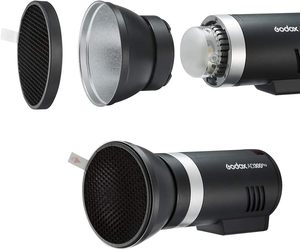 Godox AD-R14 ad300pro ad400pro ngoài trời ánh sáng đèn <span class=keywords><strong>flash</strong></span> tiêu chuẩn phản xạ khuếch tán với tổ ong bộ lọc màu - Product Image 2