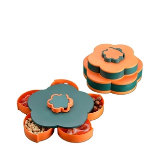 Plato Giratorio Multiusos para Dulces y Frutas, Apto para Microondas, Ecológico, Material ABS, Diseño de Lujo Ligero, Regreso a Clases - Product Image 1