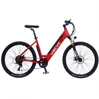 Vélo de montagne électrique 24 pouces, 500W 36V, fourche avant, batterie lithium, moteur arrière, vente en gros