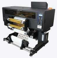 INKGIANT nouvelle imprimante UV DTF de 40cm de largeur d'impression Solution d'estampage à chaud intégrale et partielle or et argent pour autocollant