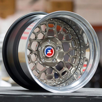 Velg roda tempa bibir dalam logam paduan mobil 3 buah kustom 5x114.3 5x112 5x130 5x120 untuk Supra A90 R8 RS6 C8 SF90 C63 911 991