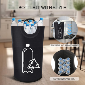 ตะกร้าเก็บขวดพับได้ กันน้ำ สำหรับจัดเก็บขวดเปล่า - Product Image 4