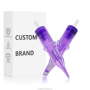 Evrensel 20 adet 316 paslanmaz çelik kaş ve vücut sanatı için tek kullanımlık kalıcı dövme iğneleri sterilize - Product Image 2