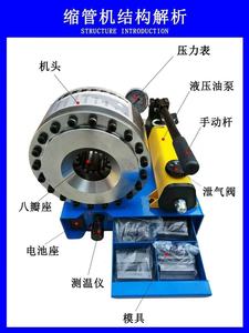 Portable Manual Hydraulic Hose Crimping <b>Machine</b> <b>Split</b> Type Pump Engine Motor Crimp 1inch 2layers Hose High Efficiency Easy Fire - Product Image 3