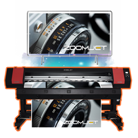 Meilleur prix Zoomjet 2.5m imprimante Eco solvant grand format Double XP600 I3200 toile tissu bâche impression boutique d'impression