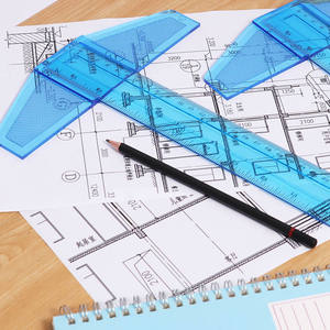 인치와 센티미터 눈금이 있는 Foska 투명 플라스틱 T자자, 잉크 드로잉, 도면 작성, 가정 개조 프로젝트 및 공예용 - Product Image 5