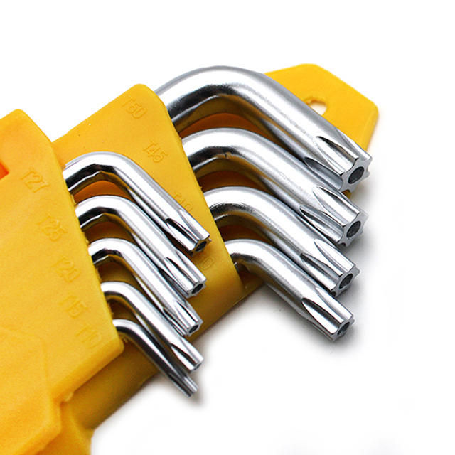 9 Pieces Square Head Hex Wrench Set Allen Wrench Set Ball Head Ball Head Torx Wrench Set Star