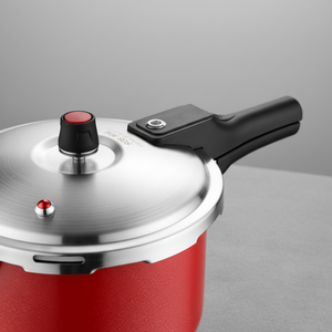 Casserole à pression en acier inoxydable pour la maison, 5 L, revêtement antiadhésif, base multicouche, poignée en silicone, compatible gaz et induction - Product Image 5