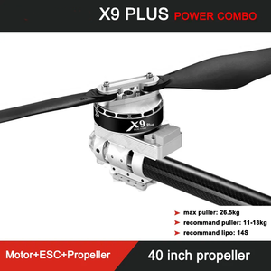Système d'alimentation SX9 COMBO XR 9616 Moteur 120A ESC 3411 Hélice pliable pour caméra UAV agricole - Product Image 4