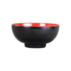 Food Grade Two Tone Black <strong>Red</strong> Melamine Ramen <strong>Bowl</strong> - Product Image 4
