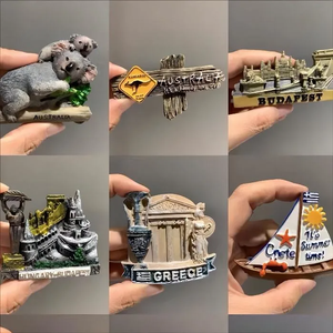 कस्टम मुद्रित 3 डी धातु चुंबकीय रेफ्रिजरेटर चुंबक-यात्रा उपयोग के लिए आधुनिक डिजाइन - Product Image 5