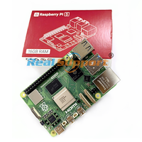 Raspberry Pi 5, Computadora de Placa Única de 16GB, BCM2712 de Cuatro Núcleos a 2.4GHz, Interfaz Multimedia de Alta Definición Dual 4K, WiFi 5, BT 5.0