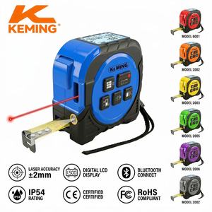 KEMING Misuratore <span class=keywords><strong>Laser</strong></span> 4 in 1 con Linea Orizzontale e Trasversale, Batteria al Litio Ricaricabile Tipo-C, Metro Digitale - Product Image 1