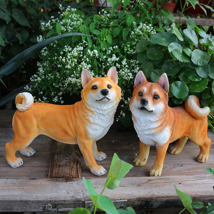 作家物 【重威作】ブロンズ 犬 青銅 置物 銅製銅像銅置物金工