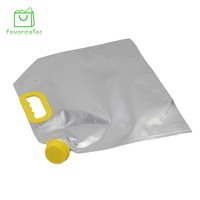 Pochettes souples personnalisées en PE réutilisables avec bec verseur pour huile d'olive, lait, eau, résistantes à l'humidité, imprimées en héliogravure, différentes tailles