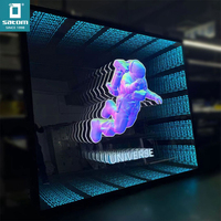 Accessoires pour magasins de tabac, miroir infini 3D personnalisé à LED néon