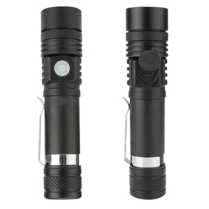 Có thể sạc lại Đèn pin xách tay <span class=keywords><strong>mini</strong></span> LED <span class=keywords><strong>Torch</strong></span> đa chức năng không thấm nước tầm xa cho đi bộ đường dài USB Hợp kim nhôm Lithium - Product Image 1