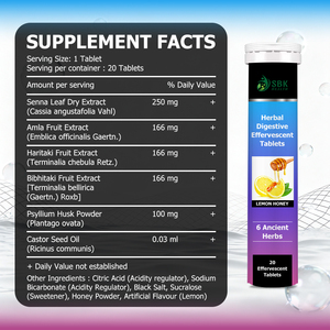 Custom Label OEM Digestive Effervescent Tablets Lemon Honey Flavor Promote Bowel Movements and Support Health Weight Loss - Product Image 2