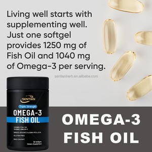 מחיר המפעל אומגה <span class=keywords><strong>3</strong></span> דגים שמן dha epa מרכך קפסולות רכים למבוגרים תמיכה זיכרון לגברים - Product Image 2