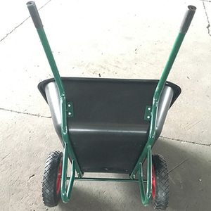 <span class=keywords><strong>Brouette</strong></span> à deux roues en acier massif avec bol en plastique 300L Outils solides et stables pour le jardin et l'alimentation des <span class=keywords><strong>chevaux</strong></span> - Product Image 2