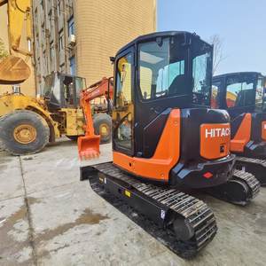 Máquina de construcción de horas de trabajo bajas usada Hitachi Zaxis 55 Japón usado 5,5 toneladas Hitachi Zx55usr Mini excavadora para la venta - Product Image 4