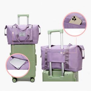 Sac de sport pliable Yy815 personnalisé avec logo, étanche, pour vêtements secs et mouillés, sac de voyage, sac de yoga, sac de sport, sac de week-end, sac de gym, sac fourre-tout pour femme - Product Image 2