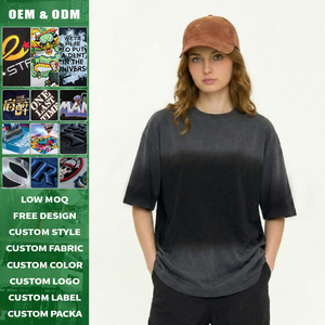 เสื้อยืดคอตตอน 100% แบบถักสั่งทำพิเศษ ทรงโอเวอร์ไซส์ น้ำหนัก 240 กรัม แขนสั้น สีพื้น วินเทจ ล้างสีแบบมิเนอรัล สำหรับสตรีทแวร์ ขายส่ง รับผลิตแบบ OEM - Product Image 3