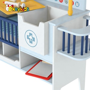 2-in-1 Children Pretend Play Wooden <strong>Vet</strong> <strong>Toy</strong> with Accessories W10D667 - Product Image 5