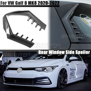 2 Spoilers latéraux de vitre arrière pour VW Golf 8 MK8 2020 2021 2022 Noir Brillant Aileron Arrière Canard Splitter Styling Automobile - Product Image 1