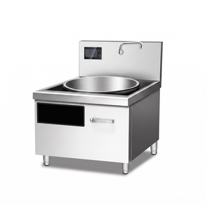Commercial Single Head Induction Wok Range with 12kW Heating for Canteens Central Kitchens and Restaurant Equipment Dealers - Product Image 1