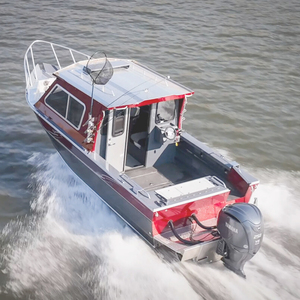 Lancha de Lujo 2024, Yate de Aluminio con Consola Central, Barco de Pesca Inflable Económico para Uso en Lagos, en Venta - Product Image 5