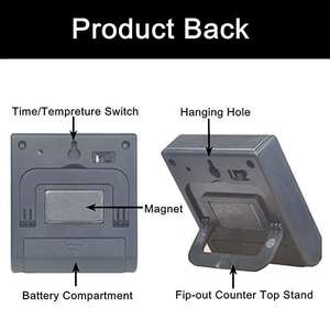 Thermomètre numérique étanche DD1069 avec alarme et rétroéclairage pour cuisson, barbecue et cuisine – Vente en gros - Product Image 6